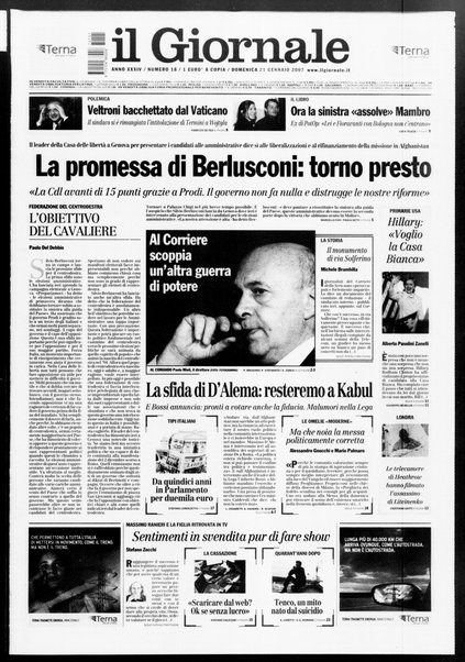 Il giornale : quotidiano del mattino